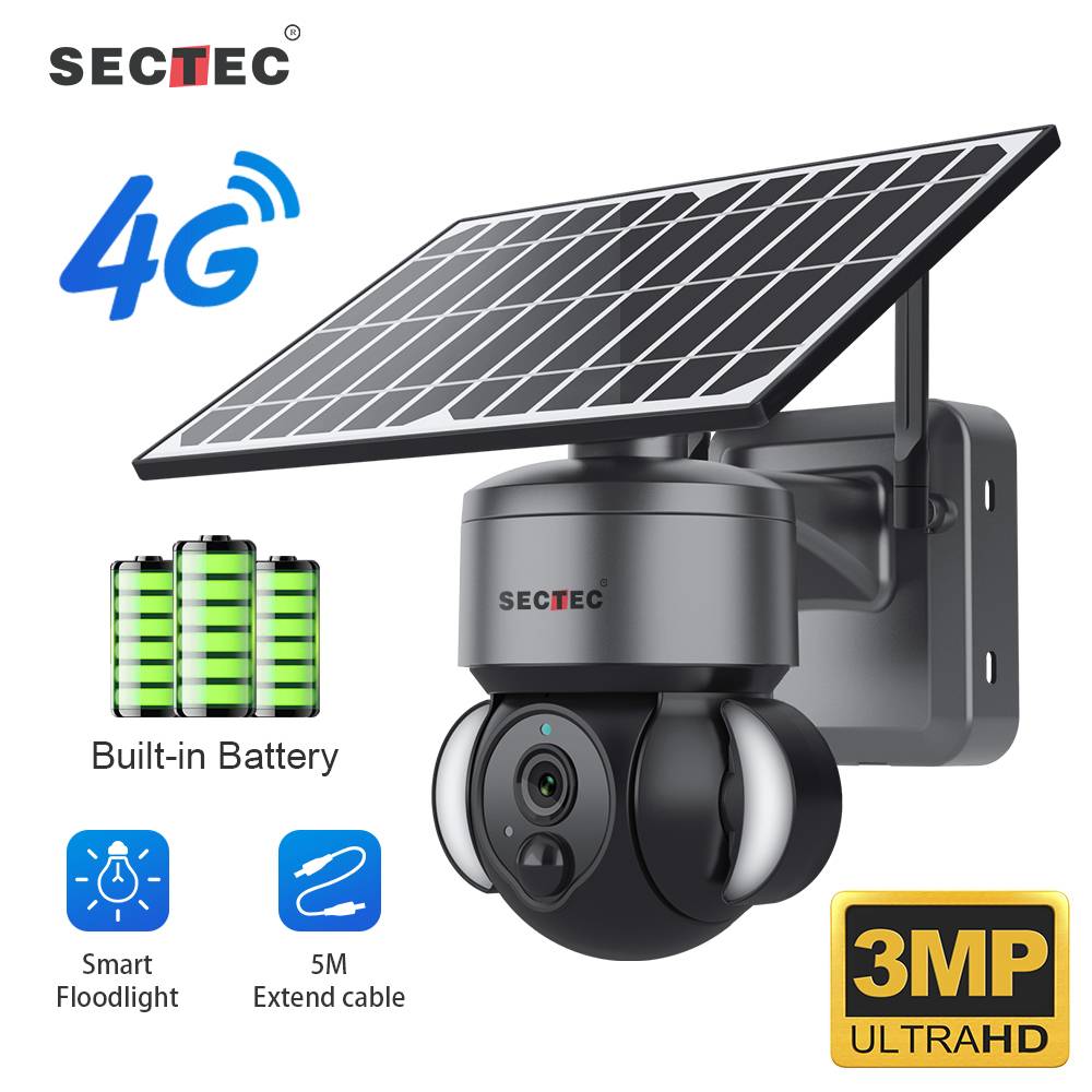 518 3mp 4g solar camera