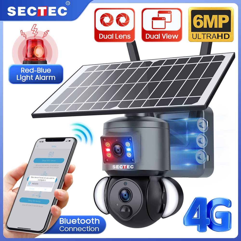 Cámara PTZ Con panel Solar 4G 2 Megapixeles: Modelo ST-S588M-4G ⋆ GPS  Seguridad Móvil - Costa rica