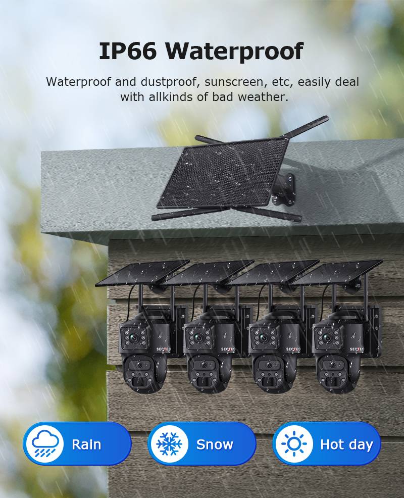  ST-SRK04-B——Solar 4G Router + Wifi Camera 4CH kits