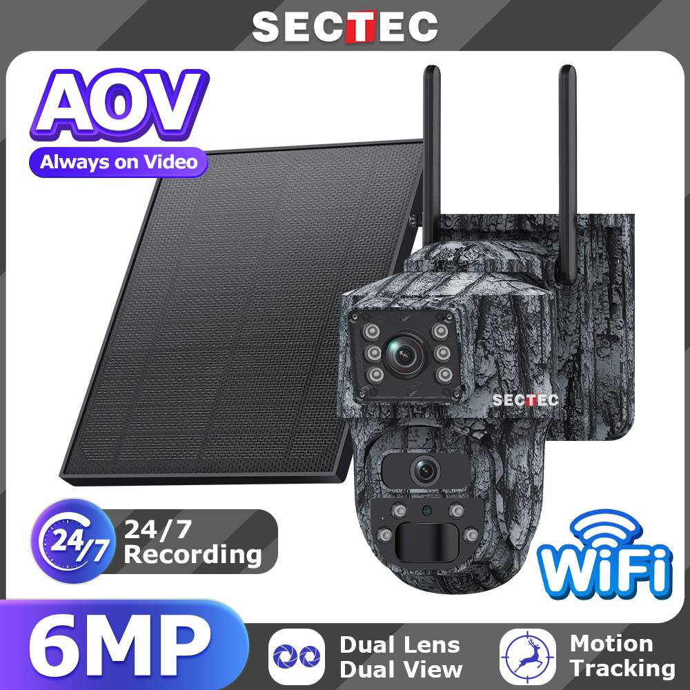 4G Solar Floodlight Security Camouflage Camera AI Detection Battery WIFI CCTV IP Camera