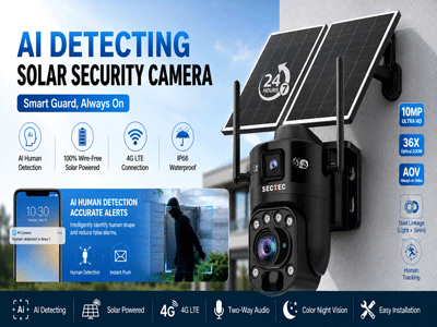 World Cup Mode On – Solar Security Camera Guards Your Home